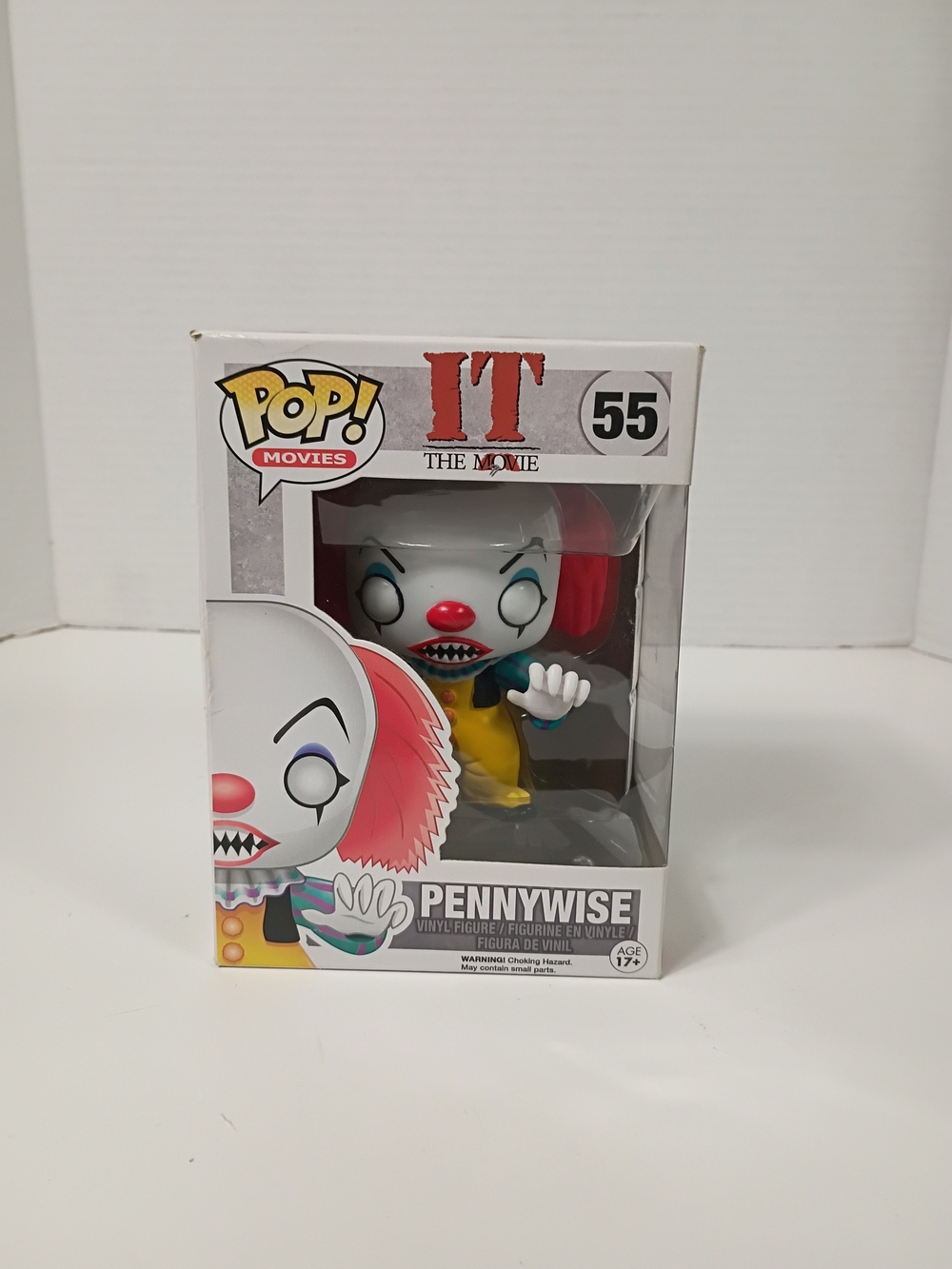 Funko Movies IT Pennywise Collectible Figure - White, Red, Yellow